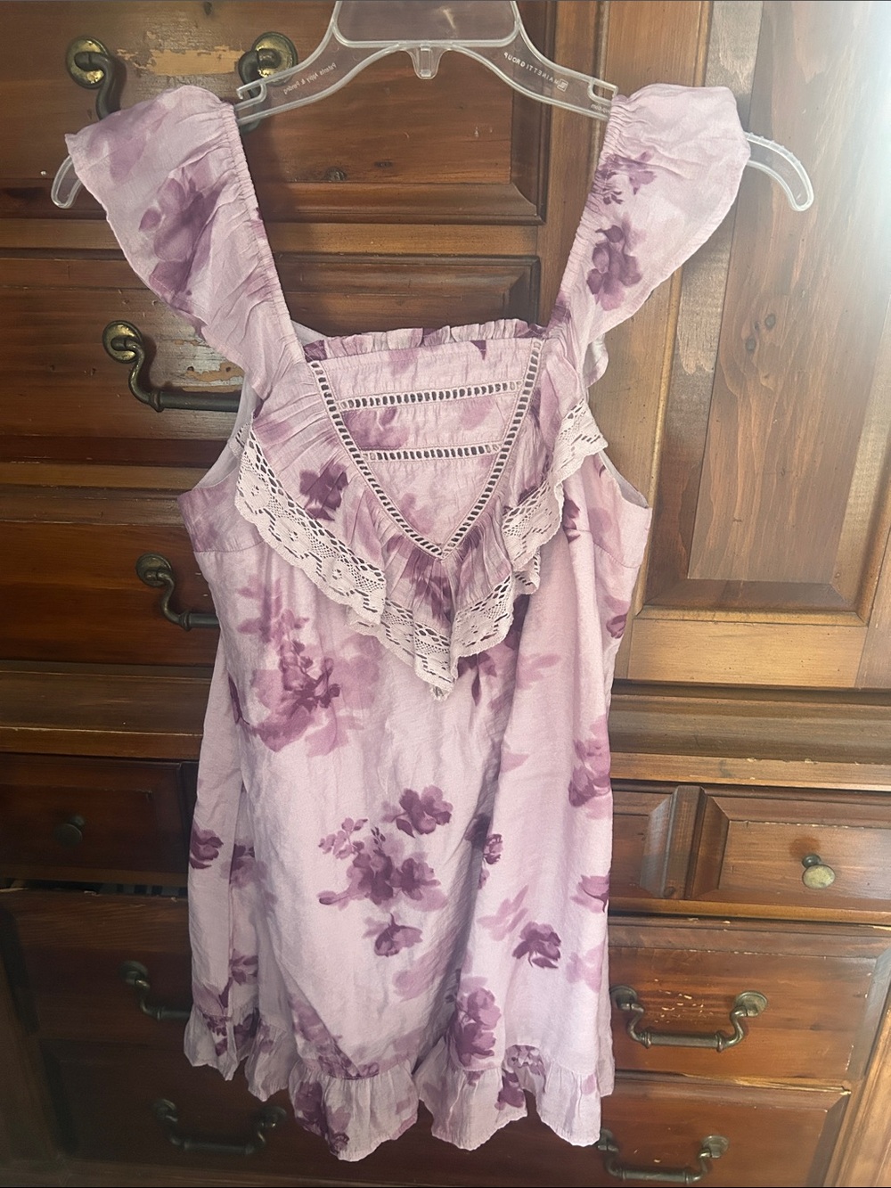 Purple Floral Dress